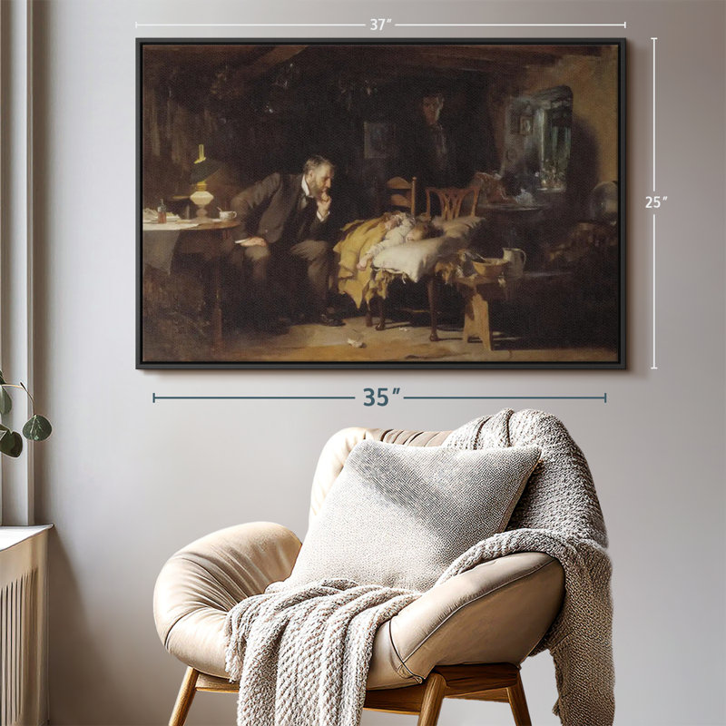 «The Doctor Canvas Print», H 25 po x l 37 po