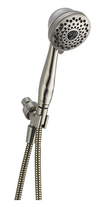 Universal Showering Components Full/Standard Handheld Shower Head, Brilliance Stainless