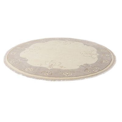 10 Ft Round Philip Beige Rug
