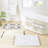 Woven Texture Stripe Bath Rug Grey 22X58"