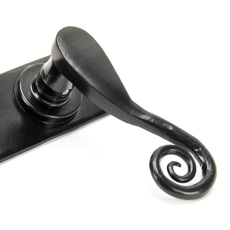 Monkeytail Lock Door Handle, Black