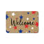 Tapis d'entrée bleu patriotique 20 po x 32 po pour l'extérieur pour l'intérieur