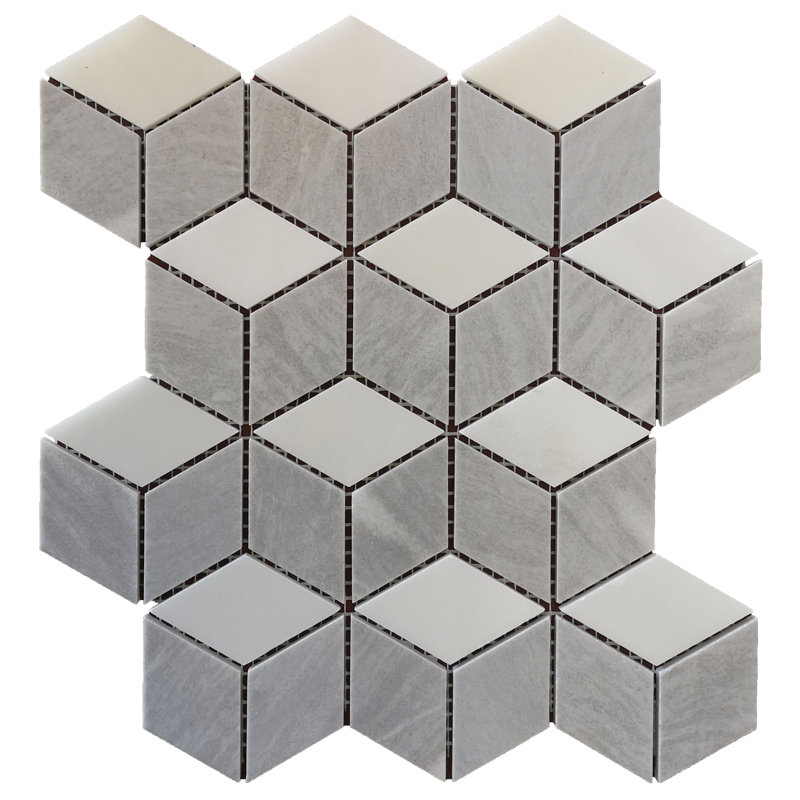 12" x 12" Straight Edge Natural Stone Mosaic Sheet Wall Floor Use Tile