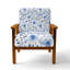 Chaise d'appoint Coastal - Fauteuil Blue Meadow-272018566