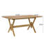 Table de salle à manger 63 "-1740047883
