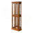Curio Cabinet Lighted Curio Diapaly Cabinet With Adjustable Shelves And Mirrored Back Panel, Tempered Glass Doors(E26 Light Bulb Not Included)-1607070928