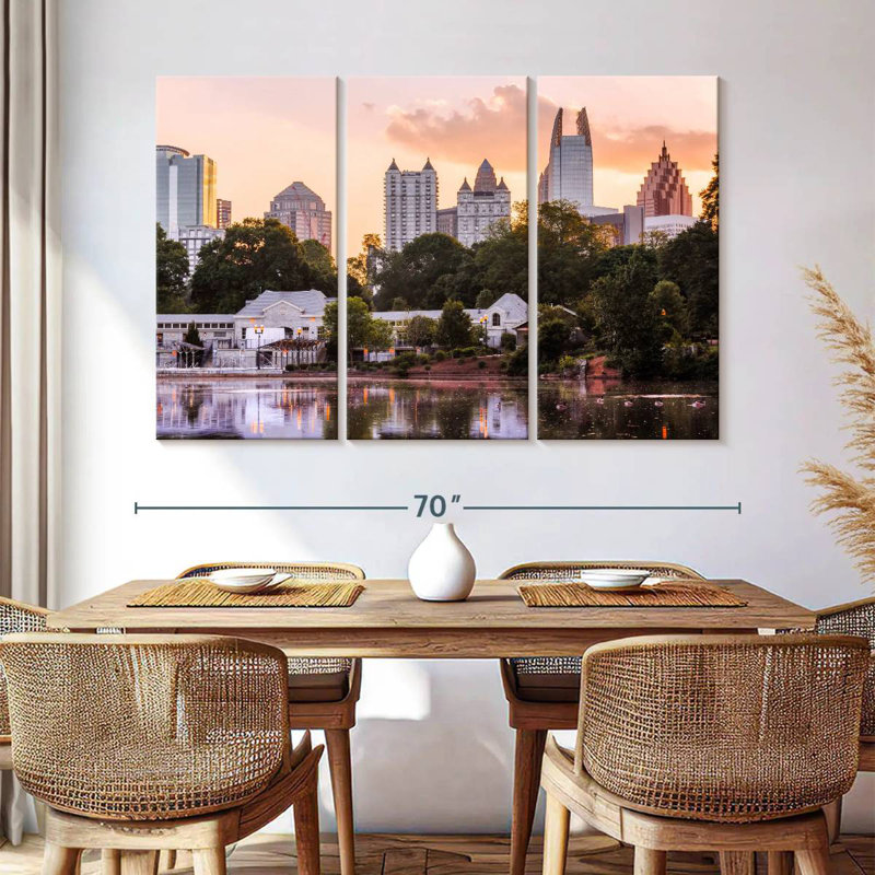Coucher de soleil Nicci Piedmont Park, H 42 po x l 65 po