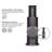 Edison 19" H 1-handle Pull-Down 2-Function Sprayer Kitchen Faucet-28294596-25293737