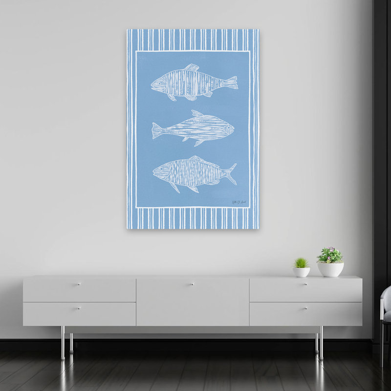 Beachy and Nautical Cape Cod Fish II, H 60 po x l 40 po