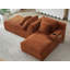 Chaise longue double en velours côtelé-1577590663