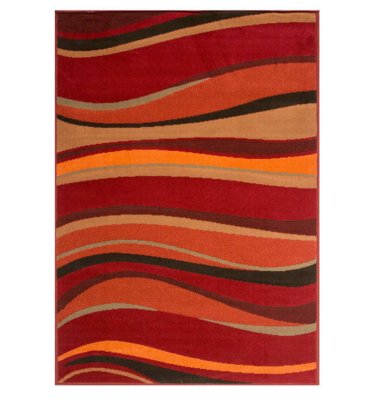 Kirree Abstract Shag Area Rug, Rectangle 80 x 150cm