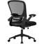 Fauteuil de bureau pivotant à hauteur réglable avec support en bois-1191918055