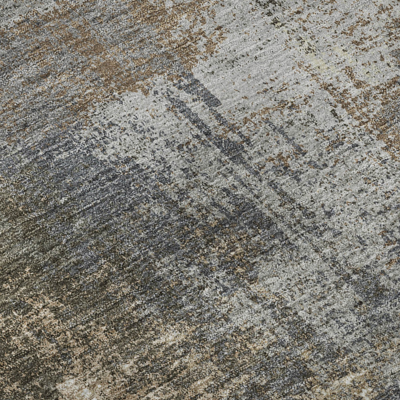 Premium Machine Washable Kumbhar AMF1354 Modern Rug, Rectangle 9' x 12'
