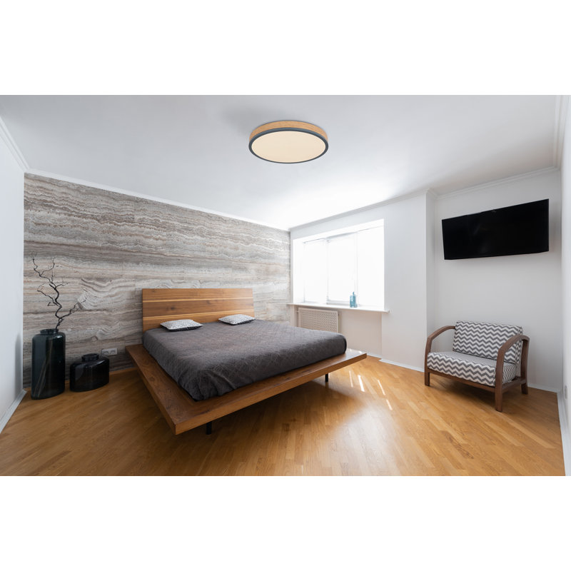Tejal LED Flush Mount, 8.5cm H x 45cm W x 45cm D