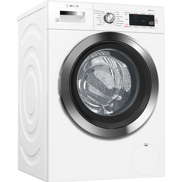 Bosch Home Connect 800 2-cu ft High Efficiency Stackable Front-Load Washer (White) ENERGY STAR
