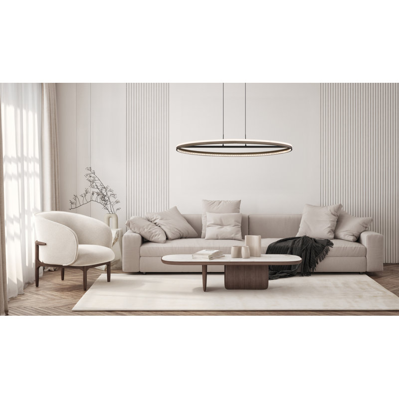 Dassie 1 - Light Matte Black LED Pendant