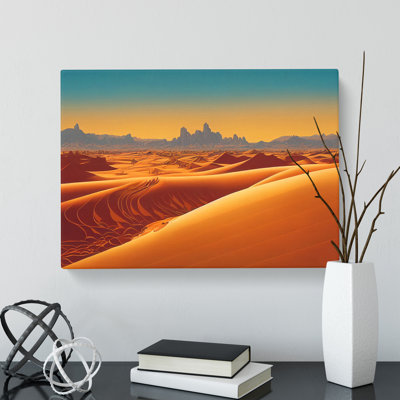 Angelical Desert - Wrapped Canvas