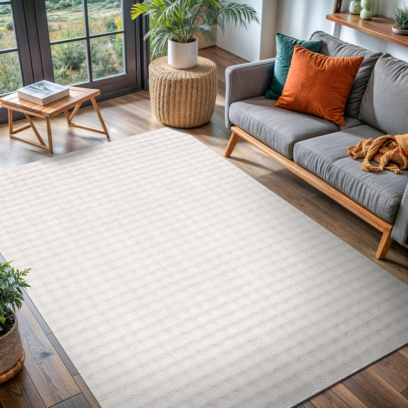 Tapis intérieur antidérapant doux, Rectangulaire 8 pi x 10 pi