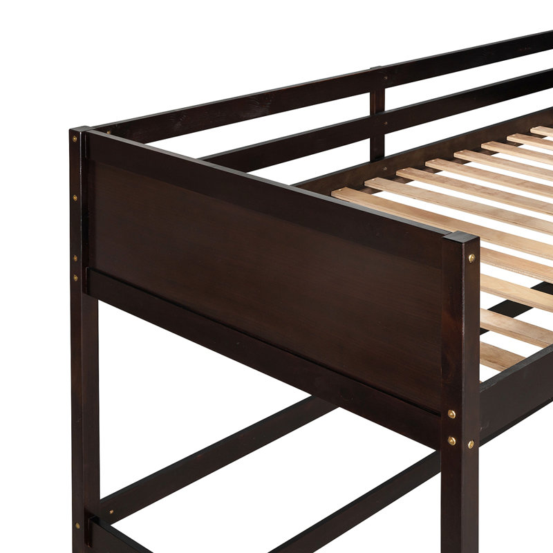 Jacqulyne Solid Wood Platform Bed, Brown