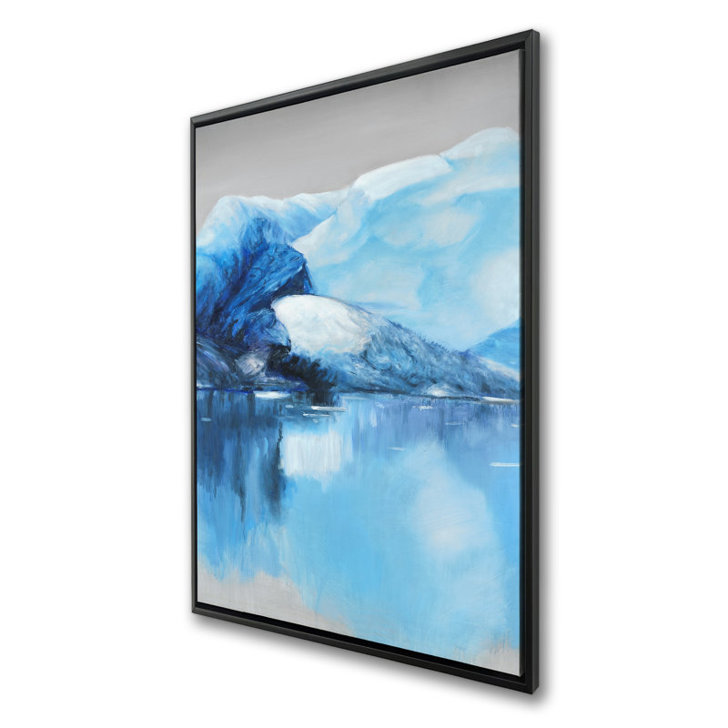 Icebergs de l'Islande - décor de toile encadrée bord de mer