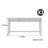 Nordic style solid wood study desk