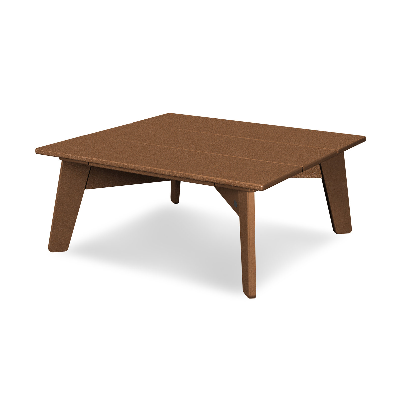 POLYWOOD® Riviera 35" Patio Table, Teak