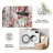 1PC Distressed Red & Grey Abstract Vintage Textured Brushstroke area rugs for Living Room, Soft and Comfortable, Suitable for all seasons, easy-to-maintain, machine washable Indoor floor mat, Under Table Farmhouse suitable for Dining Room, Bedroom.-129691952