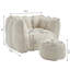 Fauteuil à billes avec repose-pieds Lazy-917072450