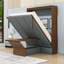 Lit escamotable en bois avec bureau-1352514609