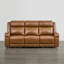 Canapé inclinable électrique en cuir véritable Zachery-733384020-733383977