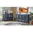 Large Sideboard Buffet Cabinet With Storage, 55" Farmhouse Kitchen Coffee Wine Bar Cabinet With 3 Glass Doors, Wood Mid Century Modern Side Board Table For Dining Room, Living Room-1810899842-1810899841-1811895712