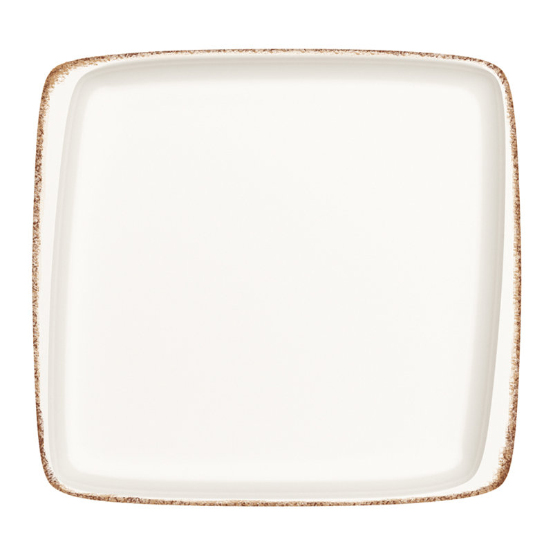 Turgla Home Sienna Porcelain Platter, 0.75" H x 12.75" W x 12" D