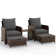 2 - Person Patio Conversation Sets with Cushions