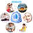 Kitchen Timer 60 Minute Countdown Visual Timer Silent Study Timer Time Management Tools-113439822