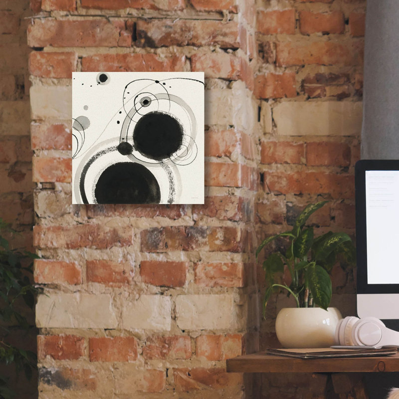 «Planète 3» par Shirley Novak, art mural sur toile, H 12 po x l 12 po x P 0,75 po