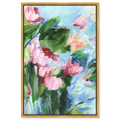 Petal Melody I Canvas Colourful Abstracts by 