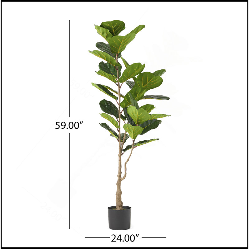150CM ARTIFICIAL FIDDLE LEAF FIG TREE