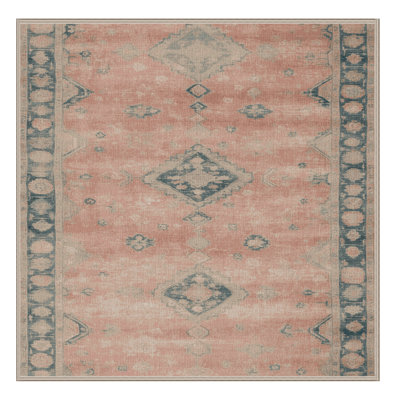 Machine Washable Overdyed Beige Area Rug
