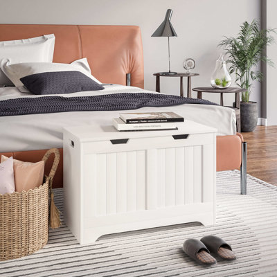 Modern style wooden storage bins
