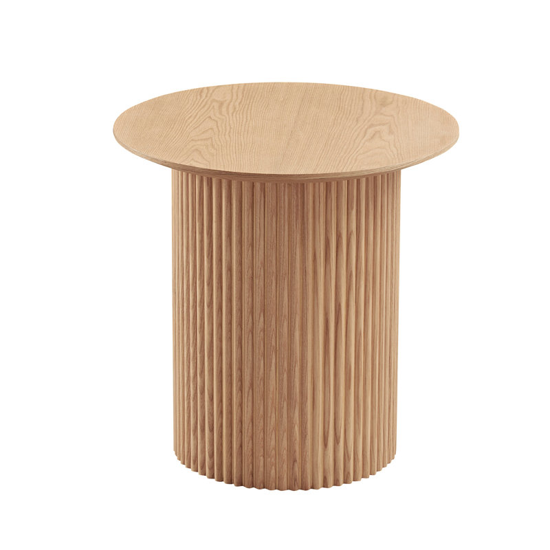  Round Fluted Side Table