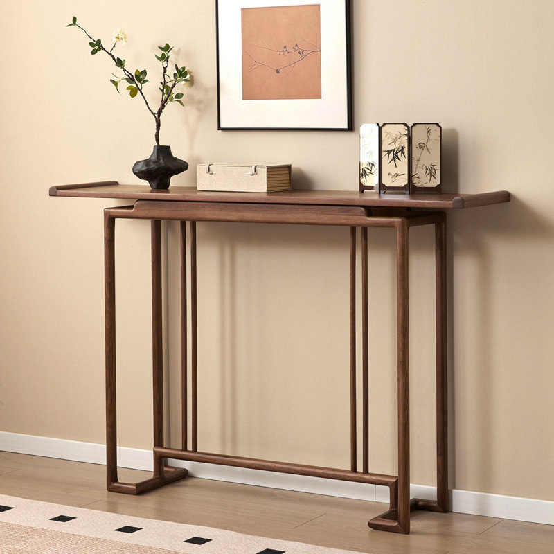 Nouvelle console en bois massif de style chinois, H 35,4 po x l 47,2 po x P 12,6 po