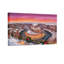 «Christmas Christmas Canyon Sunset Winter Scene», ensemble de 3 impressions sur toile-1044718678