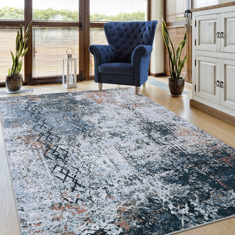 Tapis Kamarrah avec envers antidérapant, Rectangle 9 pi x 12 pi