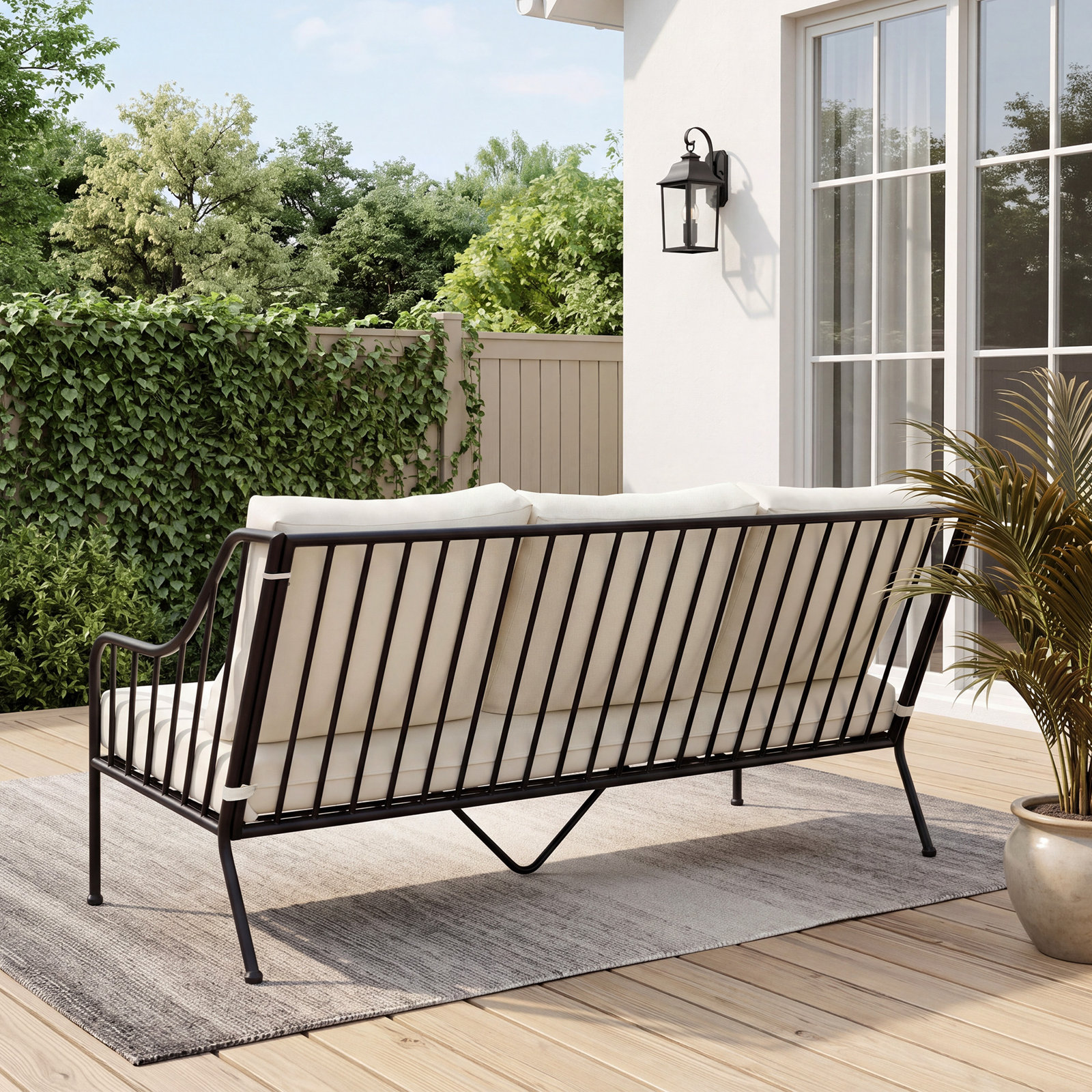 74.4 " Patio Sofa