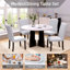 Table ronde de 43 pouces Mid-Century
