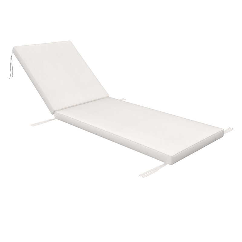 Sunbrella® Outdoor Chaise Cushion, 24" W x 73" D, Sunbrella® Canvas Natural