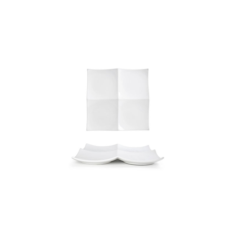 Assiette plate Origami