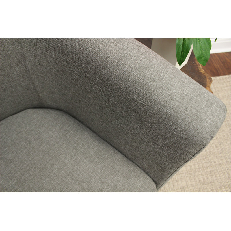 Fauteuil demi-tonneau de 31,5 po de largeur Liam, Tissu performance