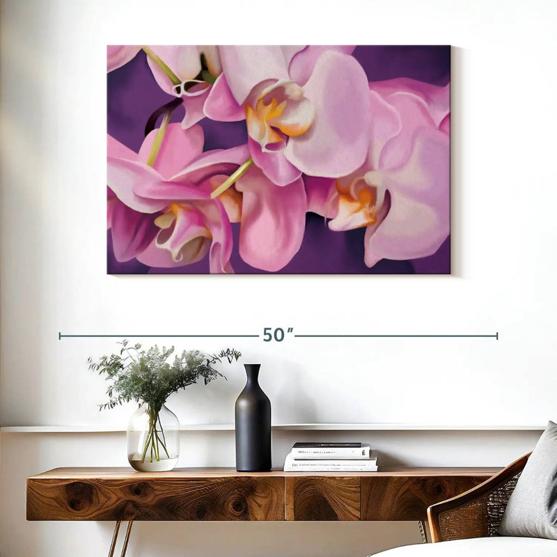 Harnek Ravishing Orchids, 26" H x 39" W