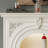 Beige Solid Wood Electric Fireplace-2051972978